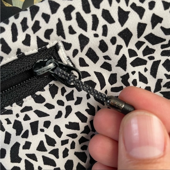 Lululemon Pace Rival Crop leggings In black mosaic print - Picture 8 of 10